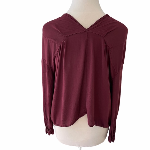 Brandy Melville Maroon Lightweight Cardigan OS - Picture 6 of 8
